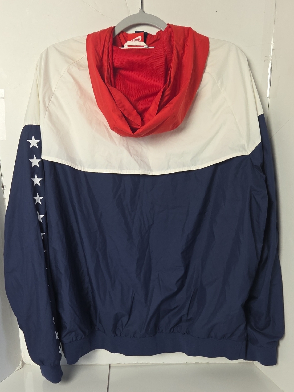 Nike Red White Navy USA Soccer Windrunner Star Track Jacket - Picture 14 of 16